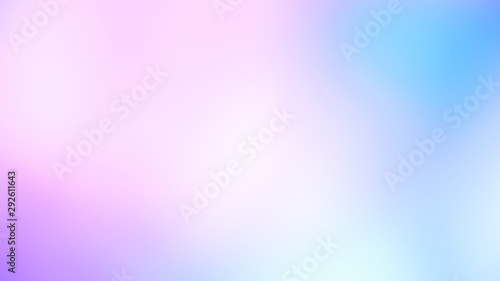 Pastel tone purple pink blue gradient defocused abstract photo smooth lines pantone color background photo