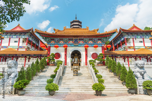 Obraz na płótnie Chinese temple Western Monastery in Hong Kong, China w salonie