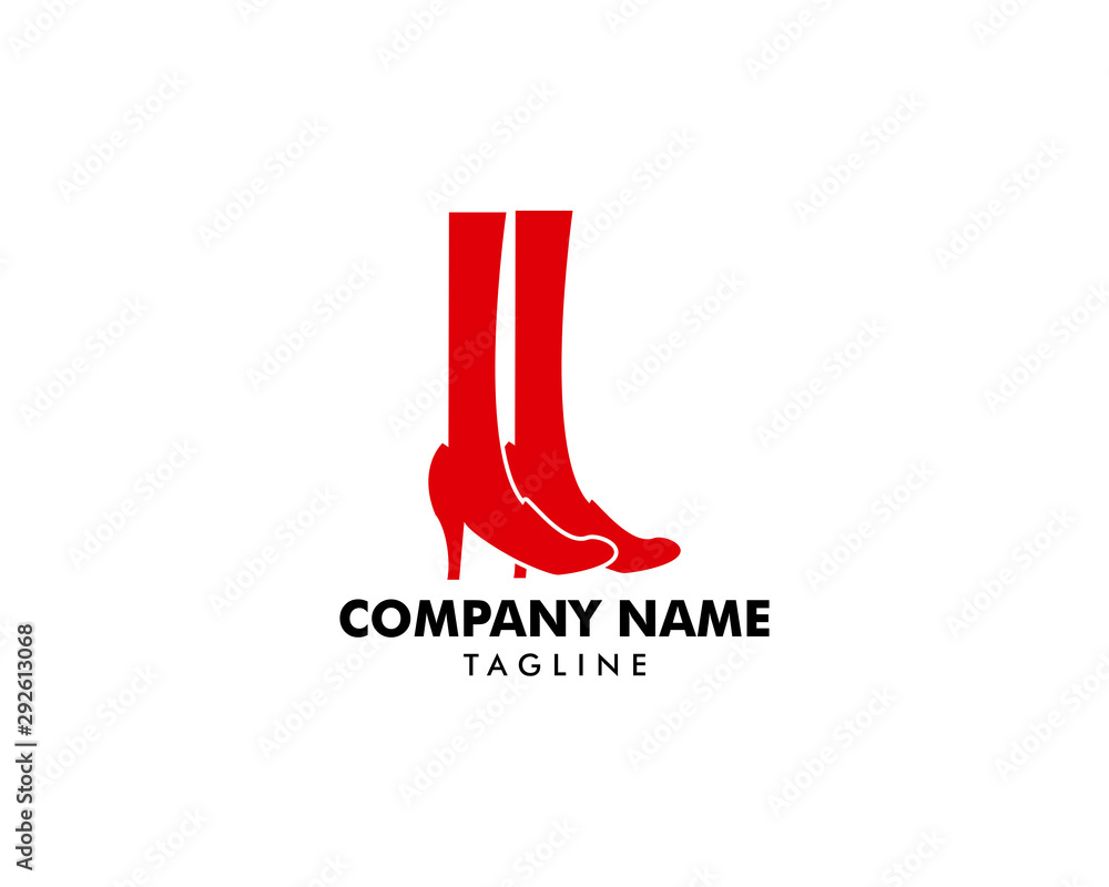 High Heels Women Shoes Icon Logo Template Design High Heels Women Shoes Icon Logo Template Design