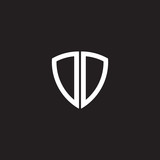 DD letter initial logo design vector template