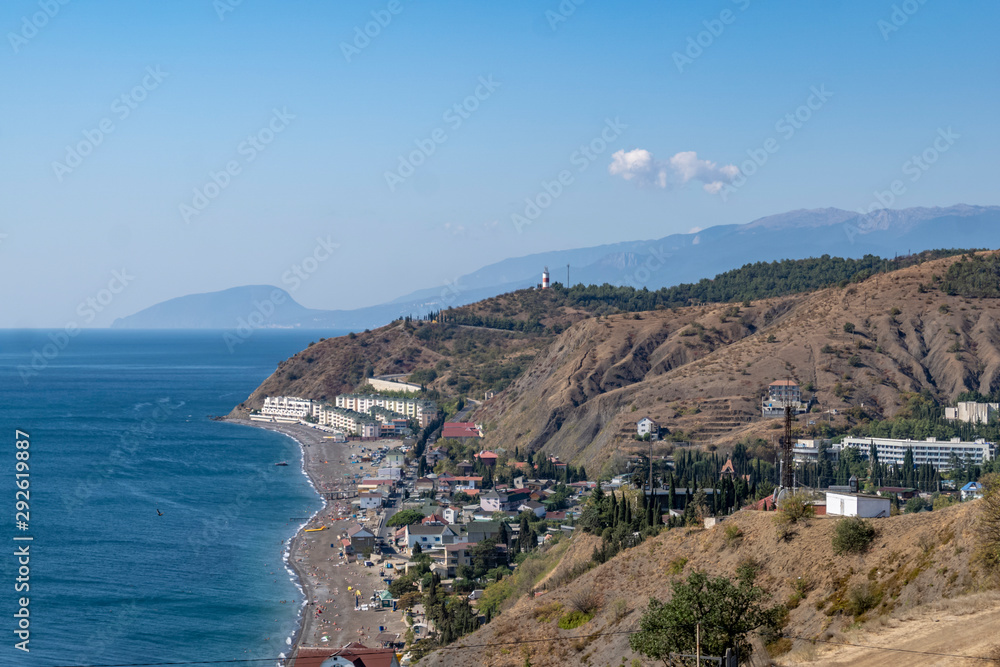 Crimea. Black Sea. The mountains.