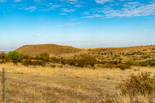 Autumn in the steppe Crimea.