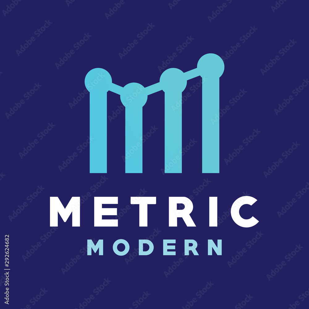 Metric Data Logo Design Inspiration. Metric Data Logo Design Inspiration.