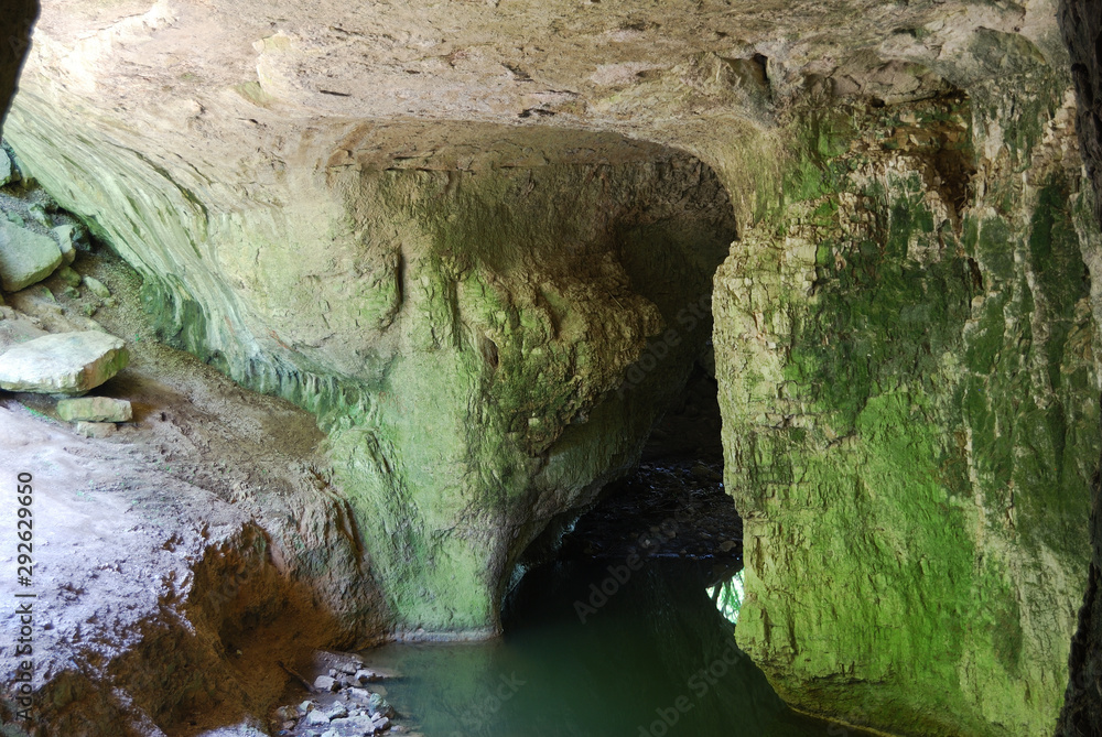 God's Bridge cave - 15 km north of Vratsa, Bulgaria.