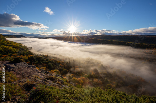 sunrise in mountains