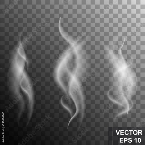 Realistic gray smoke. To burn. Explosion. For your design.