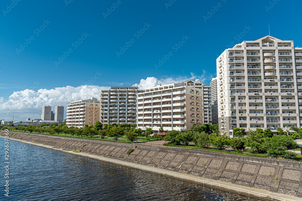 Fototapeta premium 浦安の街並み