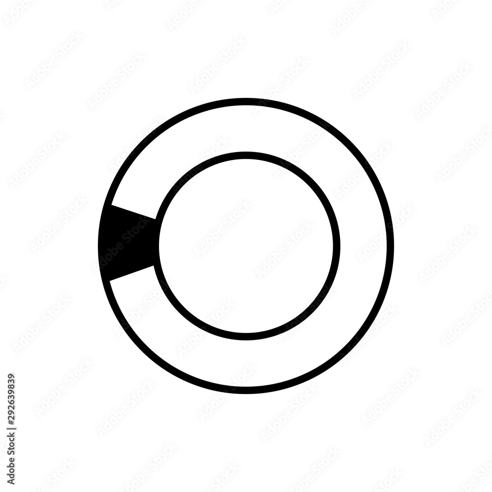 graph icon in trendy flat style graph icon in trendy flat style