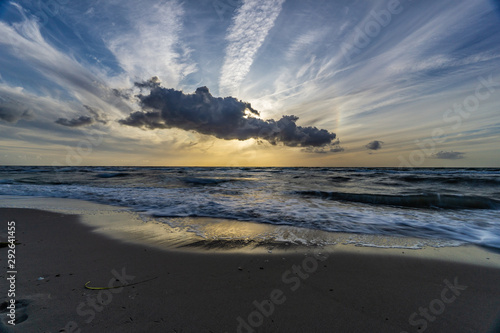 Abendhimmel am Prerower Weststrand photo