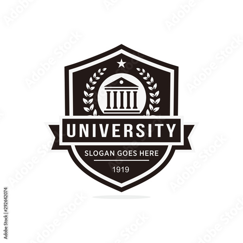 University, college logo vector