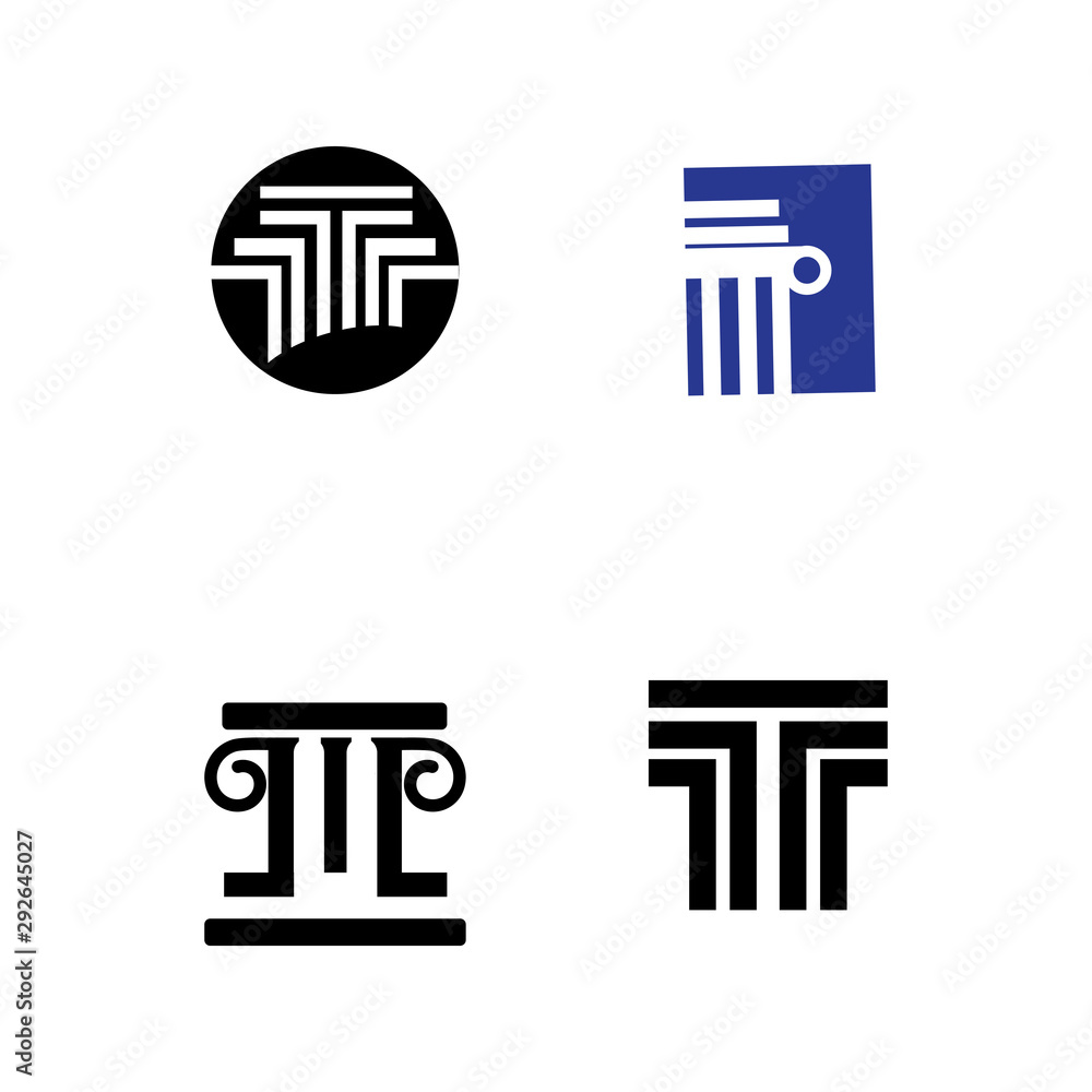 column Logo Template vector column Logo Template vector