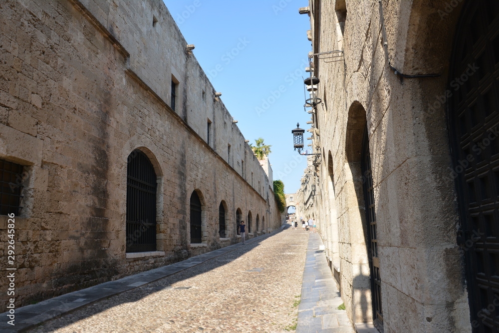 Rhodes, the old town. Greece.