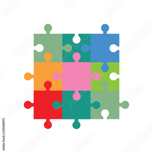 Puzzle vector icon vector