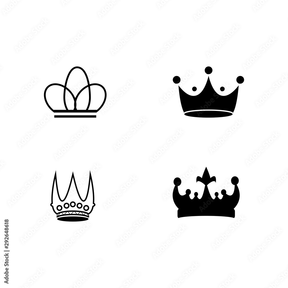 Crown Logo Template vector Crown Logo Template vector