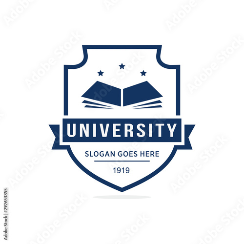University  college logo vector