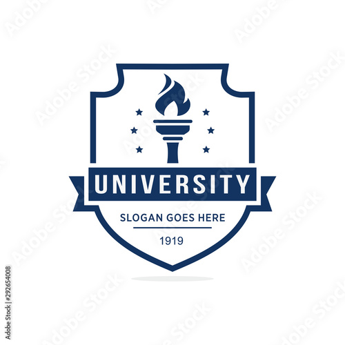 University, college logo vector