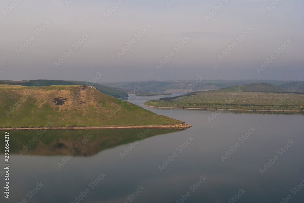 Big Dniester reservoir, Dniester River, Ukraine