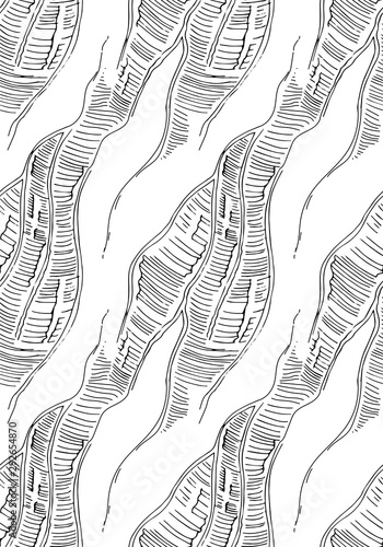 seamless background with spiral lines DNA and hollow