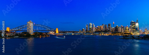 Sydney by night from Wawerton, Australia © aure50