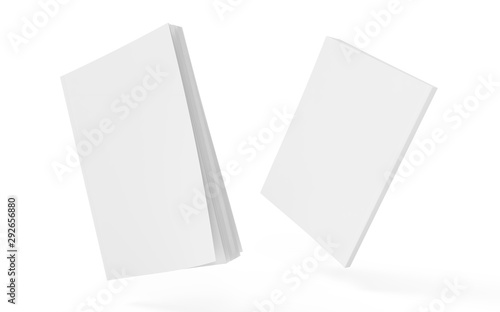 Book Edition Cover Mockup Template 3d Illustration