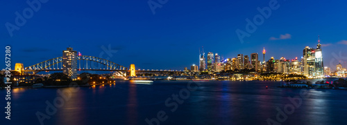 Sydney by night from Wawerton, Australia © aure50