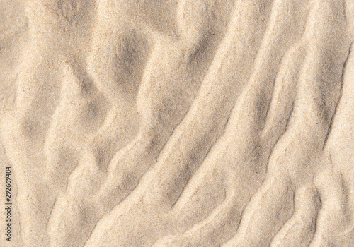 Sand waves on the beach