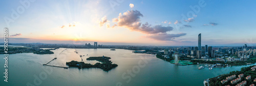 city skyline in suzhou china © THINK b