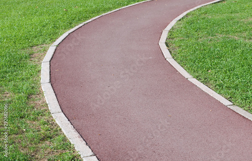 Curved Sidewalk Path