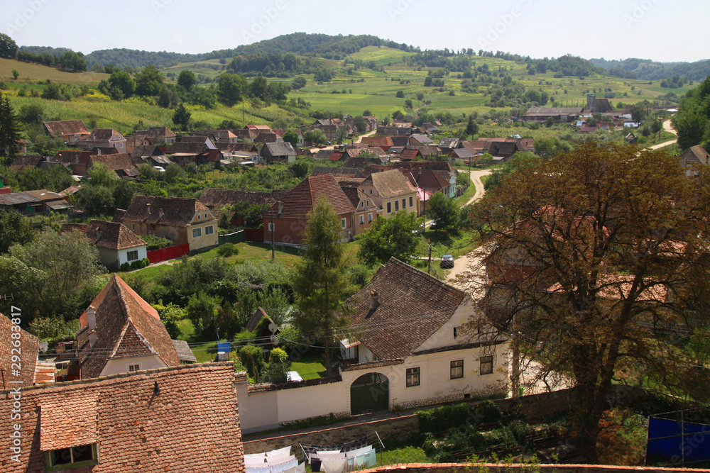 Biertan village - famous UNESCO heritage in Romania