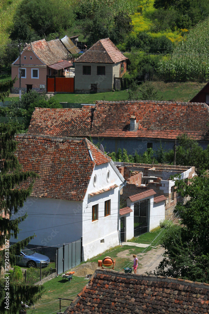 Biertan village - famous UNESCO heritage in Romania