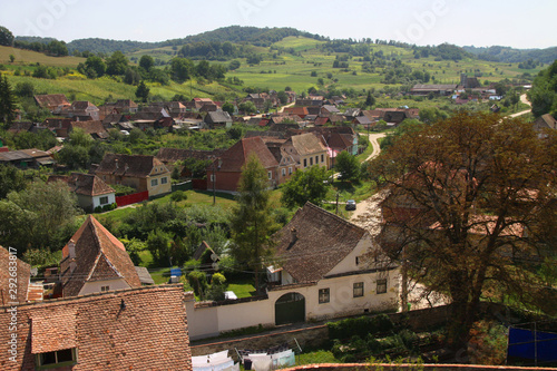 Obraz na płótnie Biertan village - famous UNESCO heritage in Romania w salonie