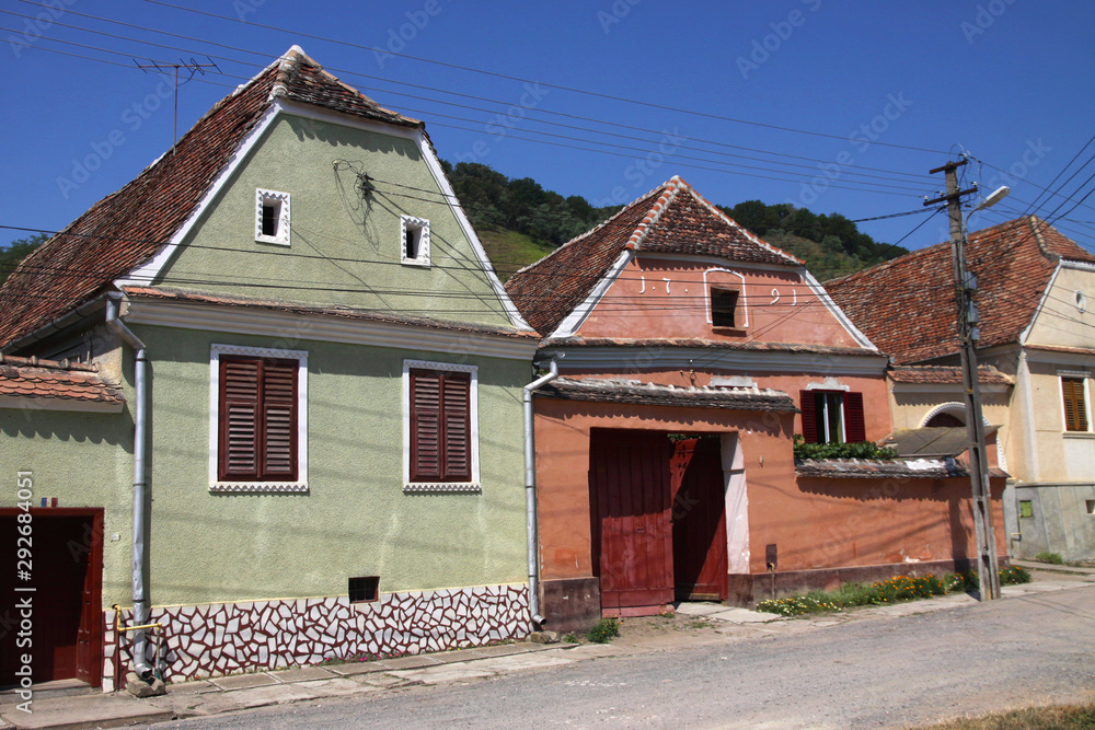 Biertan village - famous UNESCO heritage in Romania