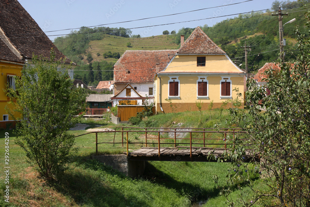 Biertan village - famous UNESCO heritage in Romania
