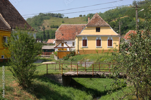 Obraz na płótnie Biertan village - famous UNESCO heritage in Romania w salonie