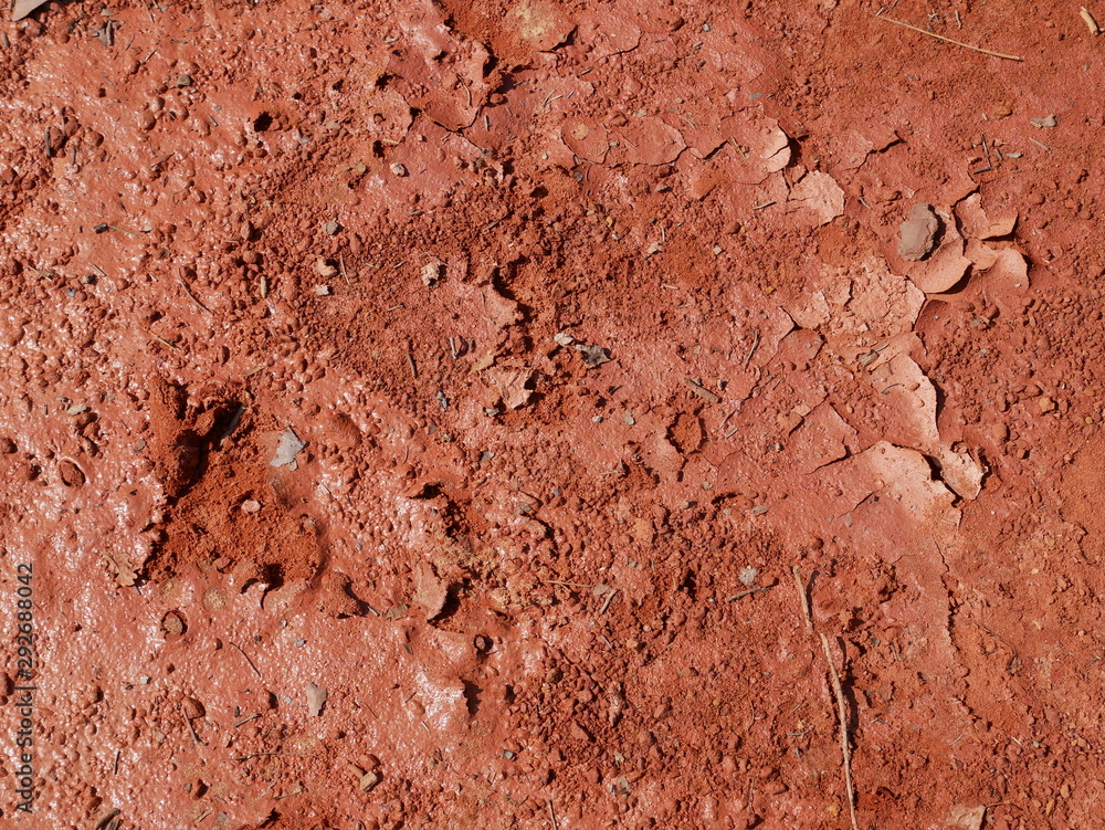 Texture craquelée au colorado provençal Texture craquelée au colorado provençal