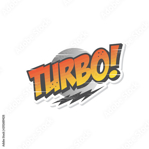 booster turbo sign icon logo theme vector