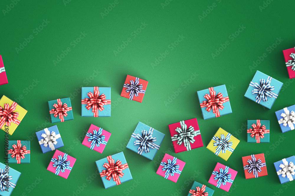 Happy birthday and gift box on black background Happy birthday and gift box on black background