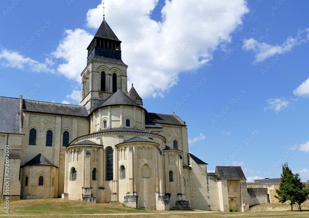 Abside de l’église de l’Abbaye royale Notre-Dame de Fontevraud