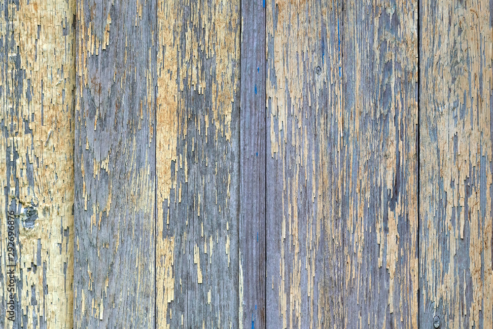 Old painted wooden planks, rustic texture, background Old painted wooden planks, rustic texture, background