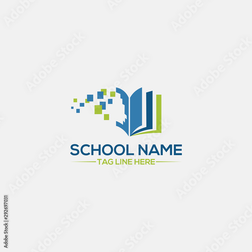 Education logo design vector