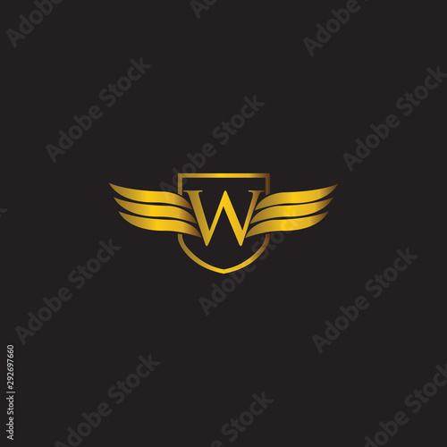 W letter logo vector