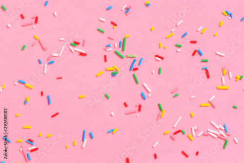 beautiful colorful sprinkle dots for background of design banner, poster, fly...