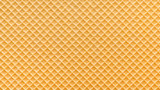 empty golden wafer texture, background for your design, panorama
