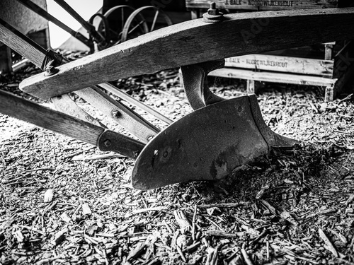 фотографія No sword was beaten making this plowshare