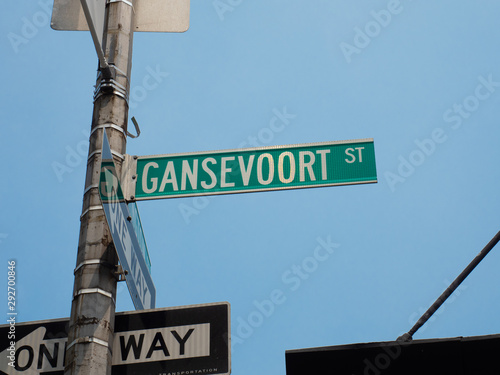 Gansevoort street NYC. photo