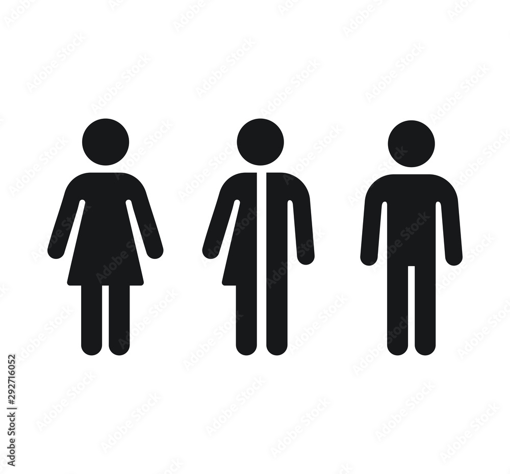 Restroom gender symbols Restroom gender symbols