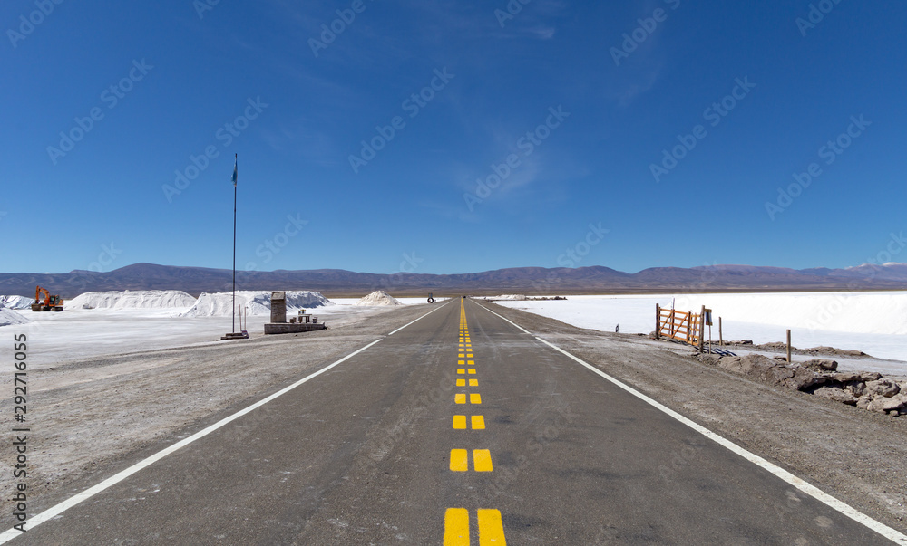 Fototapeta premium Salinas Grande, Salta Jujuy Argentina