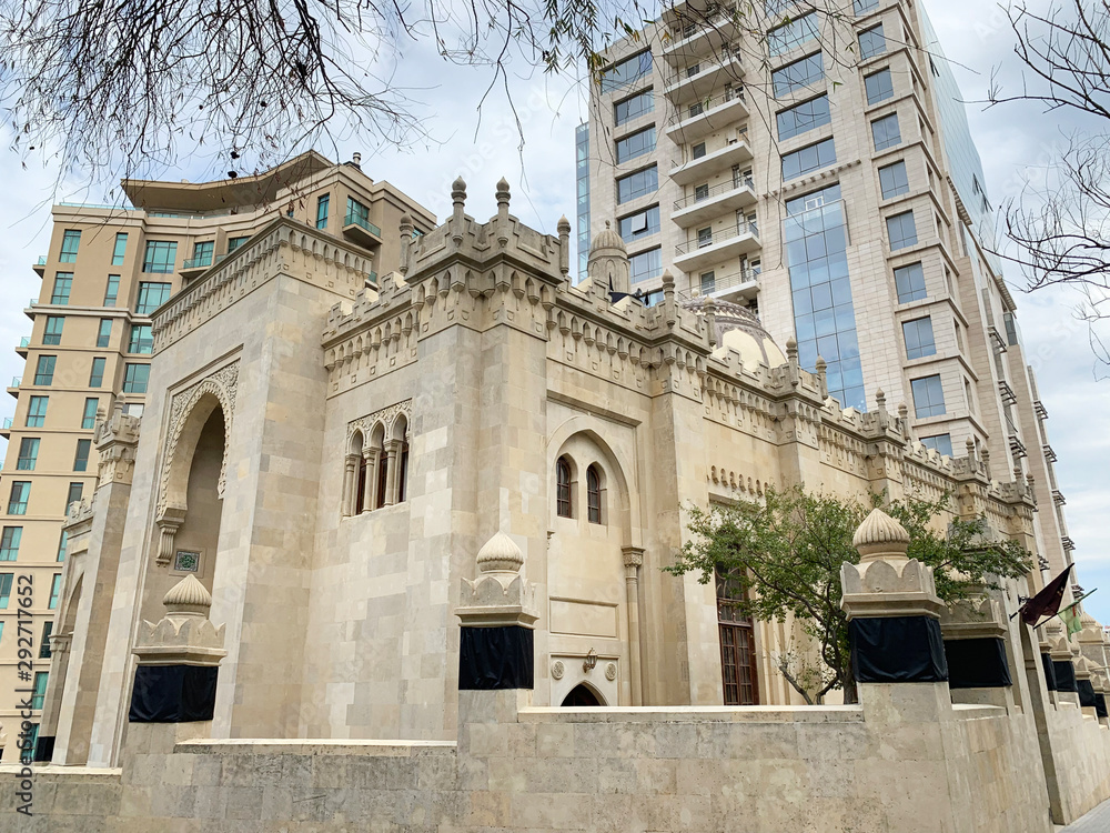 Imam Hussein mosque in Baku, Azerbaijan