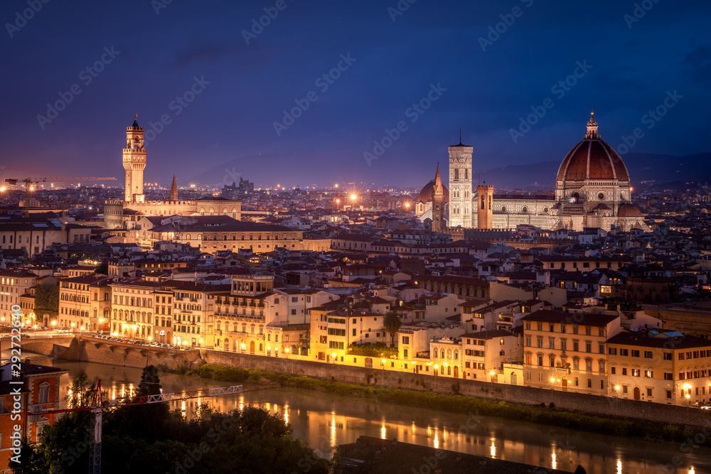 Florence Panorama. Panoramic image of Florence,