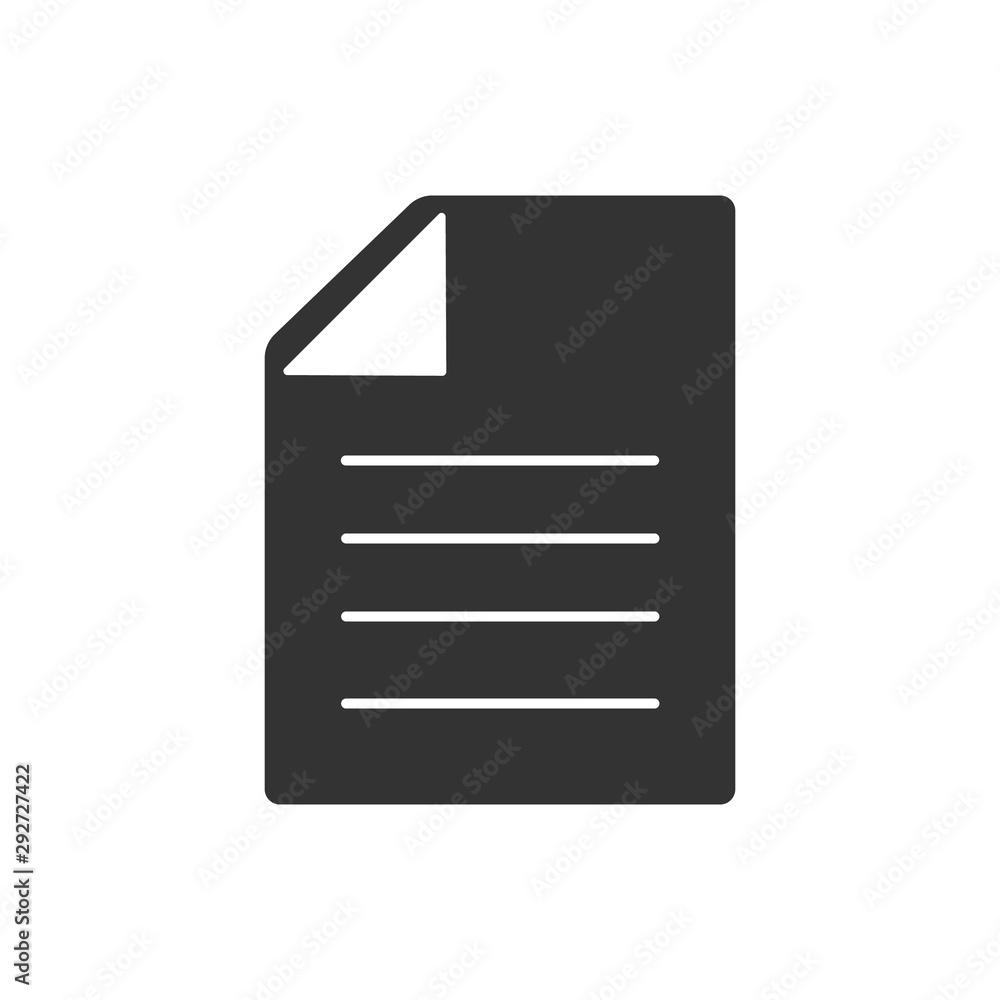 document information vector icon, file sign document information vector icon, file sign